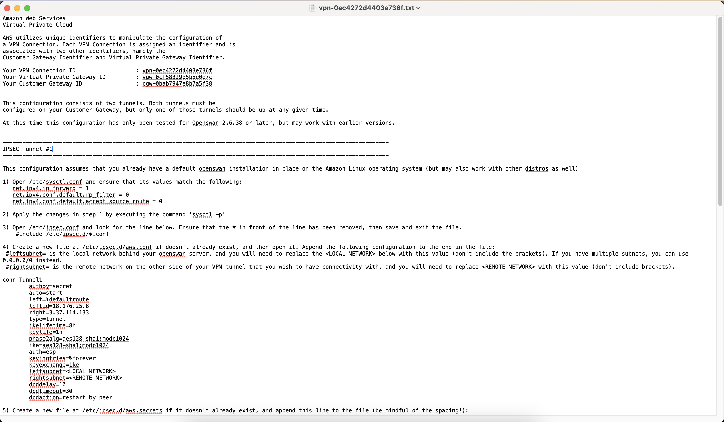 Configuration File 예시